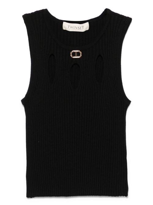 Canotta bambina cutout TWINSET Kids | 251GJ341300006